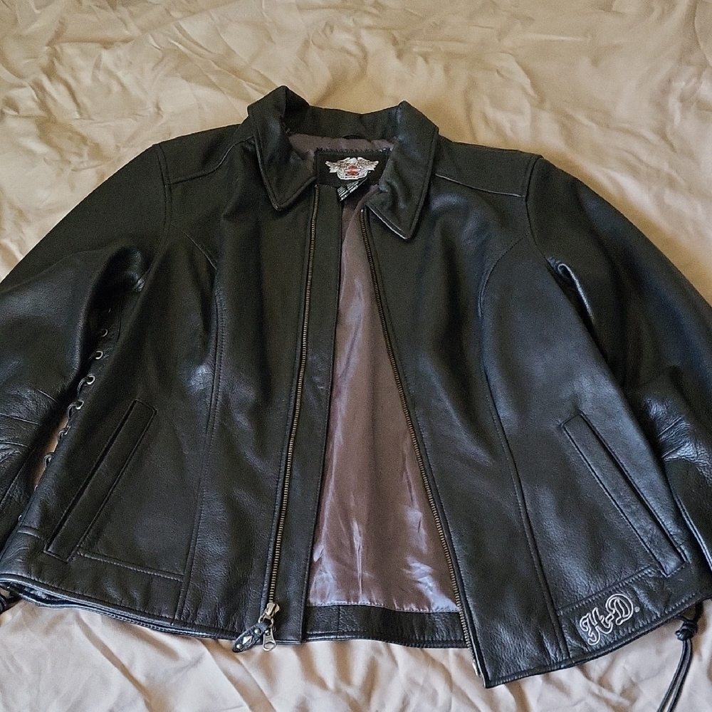 WOMAN HARLEY LEATHER JACKET